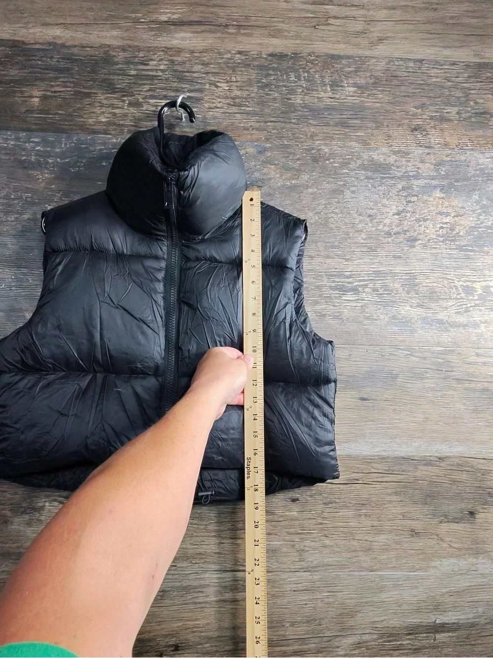 NY Threads Women's Black Quilted Puffer Vest - Sleeveless Insulated Layer
